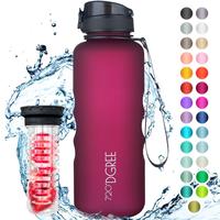 720&deg;DGREE Trinkflasche 1,5l uberBottle softTouch +Fr&uuml;chtebeh&auml;lter - BPA-Frei -