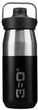 360° Degrees Widemouth Insulated Sip Bottle (750ml) Black