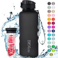720DGREE Trinkflasche uberBottle Onyx Black, 1,5 Liter, Kunststoff, schwarz,...