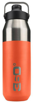 360° Degrees Widemouth Insulated Sip Bottle (1L) Orange