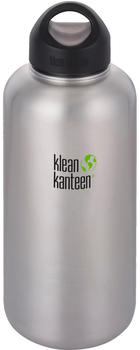Klean Kanteen Trinkflasche Wide 1.900ml, mit LOOP CAP edelstahl