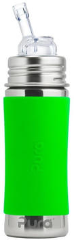 Pura Kiki Strohhalmflasche (325ml) Grün