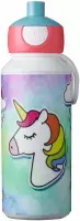 Mepal CAMPUS Trinkflasche Pop-Up 400 ml - Einhorn