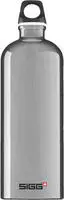 SIGG Trinkflasche Traveller Alu, 1 Liter, Aluminium, silber