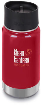 Klean Kanteen Wide Vacuum Insulated (355ml) Café Cap 2.0 Mineral Red
