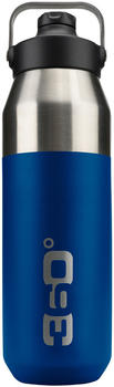 360° Degrees Widemouth Insulated Sip Bottle (1L) Dark Blue