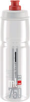 ELITE Trinkflasche Jet | 750 ml | transparent / rot