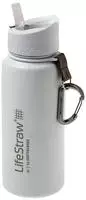 Lifestraw LSGOSSWH01, Lifestraw Stainless Steel Water Filter Bottle Go 700ml Wei&szlig;