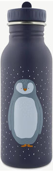 trixie-baby Edelstahl Trinkflasche 500ml Mr Penguin blau