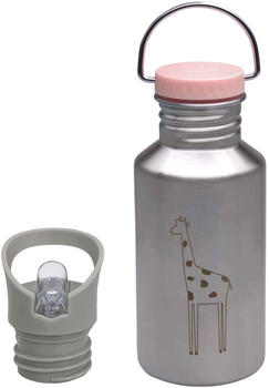 Lässig Trinkflasche Edelstahl 500ml Safari Giraffe
