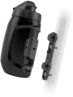 Fidlock Trinkflasche mit Bike Base Twist Set 450 ml Transparent Schwarz, 450 ml