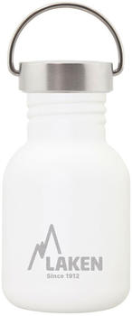 Laken Basic 350ml Stainless Steel Cap white (BSH35BL)