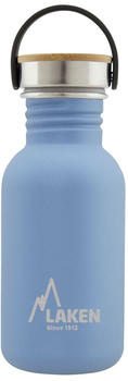 Laken Basic 500ml Stainless Steel&bamboo Cap blue (BSB50AZ)
