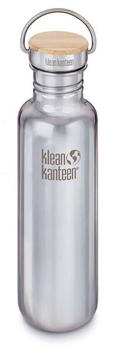 Klean Kanteen Reflect Bottle 800ml Bamboo Cap silver (1008542)