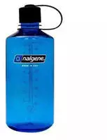 Nalgene 078860, Nalgene Enghals Sustain Trinkflasche 1 Liter blau