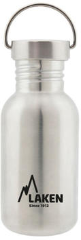 Laken Basic 500ml Stainless Steel Cap silver (BSH50)