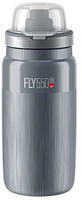 Elite 01604896, Elite Fly Tex MTB 550ml Trinkflasche-Grau-One Size, Kostenlose