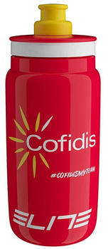 Elite Fly Team Cofidis 550ml Water Bottle red