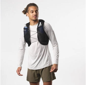 Salomon Active Skin 8 No Flasks L black/metal