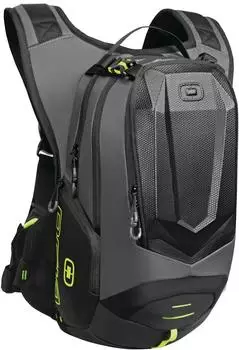 OGIO Dakar Trinkrucksack 12L/3L, unisex, schwarz/neongelb (122101_03)