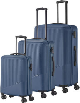 Travelite Bali 4-Rollen-Trolley Set 55/67/77 cm blue