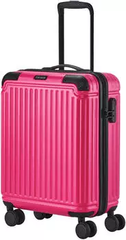 Travelite Cruise 4-Rollen-Trolley 55 cm pink