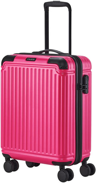 Travelite Cruise 4-Rollen-Trolley 55 cm pink