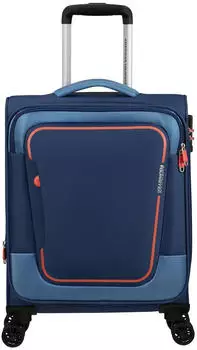 American Tourister Pulsonic 4-Rollen-Trolley 55 cm (146516) combat navy