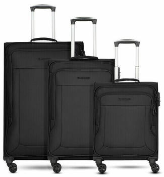 Franky Melbourne 3.0 4-Rollen-Trolley Set 3tlg. black (FRA12356-01)
