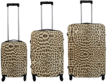 Monopol Leopard 4-Rollen-Trolley-Set 56/66/76 cm
