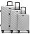 REDOLZ Essentials 07 4-Rollen-Trolley Set 3-tlg. silver-colored 2 (RD12356-2-02)