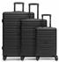schwarz: REDOLZ Essentials 08 4-Rollen-Trolley Set 3-tlg. (RD12360-2)