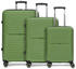 olive: Stratic Shine 4-Rollen-Trolley Set 55/65/75 cm