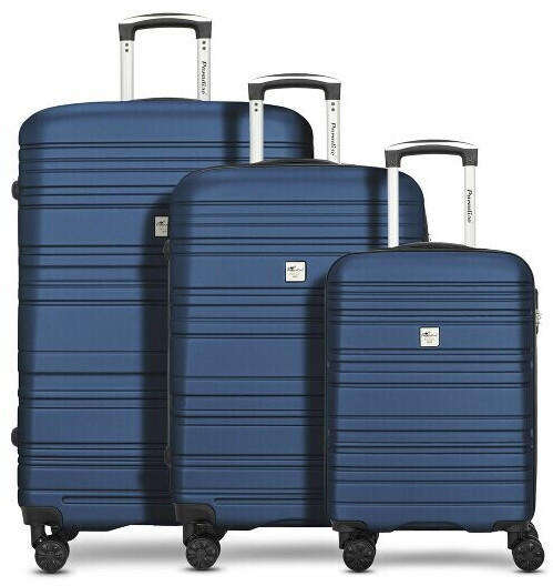 CHECK.IN Paradise 4-Rollen-Trolley Set 55/66/76 cm blue (56-2220345-1-02)