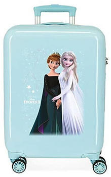 Disney Frozen Cabin Rigid ABS Suitcase 38x55x20 cm blue