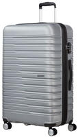 AmericanTourister Koffer Flashline Spinner exp. silber, Hartschale, 4 Rollen,...