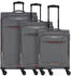 American Tourister Street Roll 4-Rollen-Trolley Set 55/68/80 cm (148772) grey