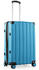 Hauptstadtkoffer Q-Damm 4-Rollen-Trolley 68 cm cyan blue matt
