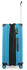 Hauptstadtkoffer Q-Damm 4-Rollen-Trolley 68 cm cyan blue matt