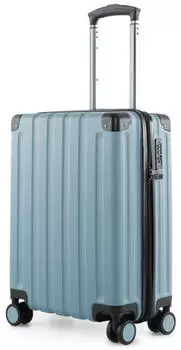 Hauptstadtkoffer Q-Damm 4-Rollen-Trolley 54 cm poolblue matt