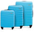 blue: Wittchen 4-Rollen-Trolley Set 54/67/77 cm (56-3A-31S)