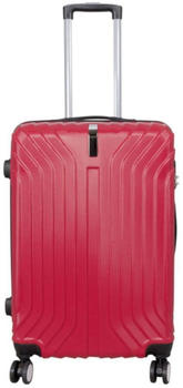 Warenhandel K&ouml;nig Palma 4-Rollen-Trolley 67 cm red