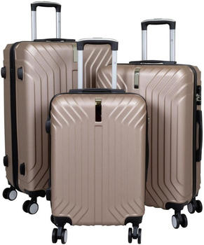 Warenhandel König Palma 4-Rollen-Trolley 76 cm 57/67/76 cm rosegold