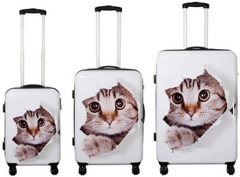 Monopol Cat 4-Rollen-Trolley-Set 54/64/74 cm