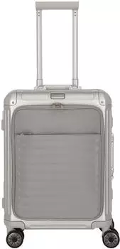 Travelite Next 4-Rollen-Trolley 55 cm (079846) silver