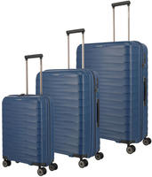 travelite Trolleyset "MOOBY 3-teilig Reisekoffer Hartschale" mit TSA-Schloss und