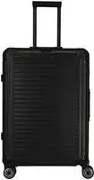 travelite Hartschalen-Trolley "NEXT Trunk Reisekoffer Aluminium" 69 l 4 Rollen