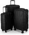 schwarz: Suitline S1 3-pcs Trolley-Set