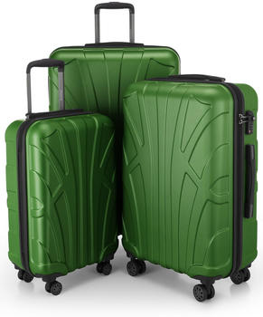 Suitline S1 3-pcs Trolley-Set green