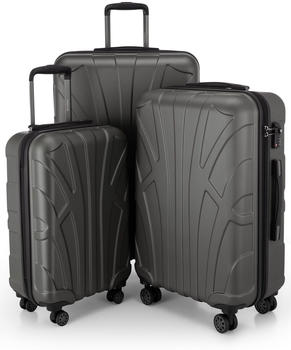 Suitline S1 3-pcs Trolley-Set graphit